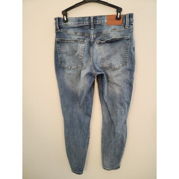 Lucky Brand Jeans Womens 12 / 31 Ankle 30 X 26 Blue Ava Mid Rise Skinny Whiskers - Picture 6 of 12
